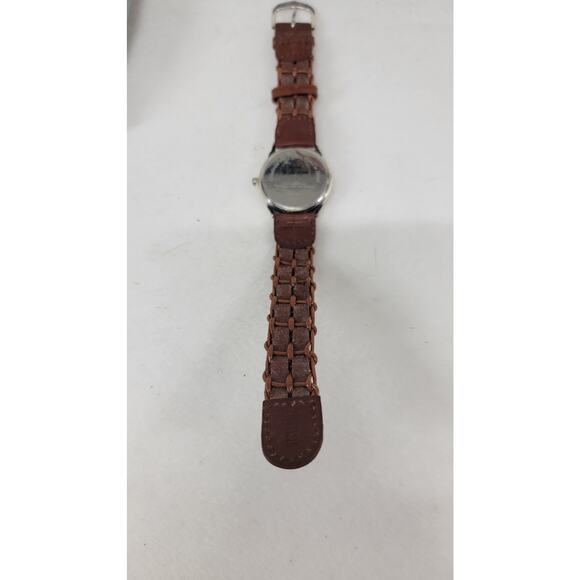 Walt Disney World Collector 2000 Watch w/Leather Band NIB Needs Battery - Picture 5 of 8